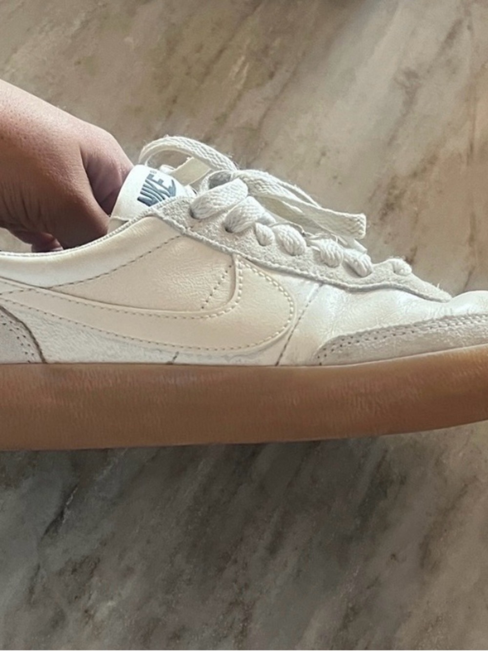 Nike Women's Killshot White & Tan Sneakers
